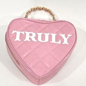 Truly pink medium cosmetic bag